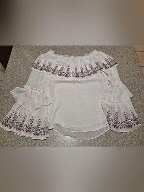 Womens White House Black Market Blouse Size Small